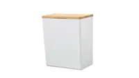 tesa Baboo Aufbewahrungsbox L, Weiss - Befestigung: Wand - Material: Kunststoff - Bambus - Farbe: Weiss