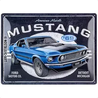 Nostalgic Art Ford Mustang indoor decorative plaque/sign Metal Multicolour