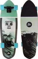 Slide Skateboard UT2822-6 complet pour planche à roulettes Penny board (skateboard) Bois Vert, Noir, Blanc, Turquoise
