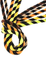 Glorex Chenilledraht 8 mm, Bicolor, 10 Stück - Länge: 50 cm - Durchmesser: 8 mm - Detailfarbe: Mehrfarbig - Drahtart: Chenilledraht