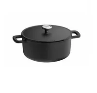 BergHOFF Kochtopf Leo Phantom 28 cm - Material: Aluminiumguss - Topfart: Kochtopf - Kompatible Kochfelder: Gas - Halogen - Induktion - Elektro - Antihaftbeschichtung: Ja - Detailfarbe: Schwarz - Spülmaschinenfest: Nein