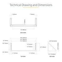 3U 19 WALL MOUNT RACK BRACKET .