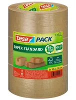 tesa Klebeband Papier Standard ecoLogo 38 mm x 25 m, Braun - Breite: 38 mm - Länge: 25 m - Verpackungseinheit: 1 Stück - Detailfarbe: Braun - Klebehaftung: Stark - Art: Klebeband