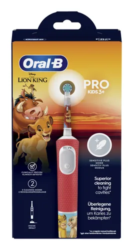 Oral-B VITALITY PRO D103 THE LION KING red toothbrush