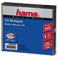 Hama CD-Multipack Leerhüllen 6-er Pack