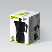 3 cup coffee machine MAESTRO MR-1666-3-BLACK Black