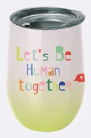 BioLoco Thermobecher Office-Together 420 ml, Hellgrün/Mehrfarbig - Material: Tritan - Edelstahl - Tassen Typ: Thermobecher - Ausstattung: Deckel - Detailfarbe: Hellgrün - Mehrfarbig - Verpackungseinheit: 1 Stück - Volumen: 420 ml