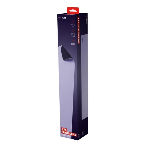 Trust Gaming-Mausmatte GXT 759P XXL Lila - Tiefe: 400 mm - Breite: 900 mm - Detailfarbe: Lila - Form: Eckig - Höhe: 3 mm - Handgelenkauflage: Nein