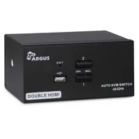 Inter-Tech KVM Switch AS-22HA HDMI, 2 Port, Metall