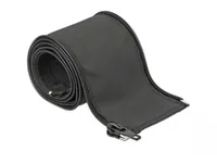 Delock Kabelschlauch 1 m x 25 mm, mit Reissverschluss Schwarz - Detailfarbe: Schwarz - Breite: 25 mm - Länge: 1 m - Produkttyp: Kabelschlauch - Ausstattung Kabelmanagement: Wiederverwendbar - Reissverschluss - Verpackungseinheit: 1 Stück