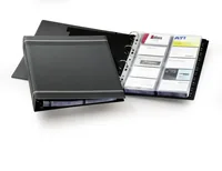 DURABLE Visitenkartenringbuch Visifix f400 Karten anthrazit