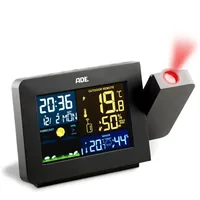 ADE WS1911 digital weather station Black LCD Battery