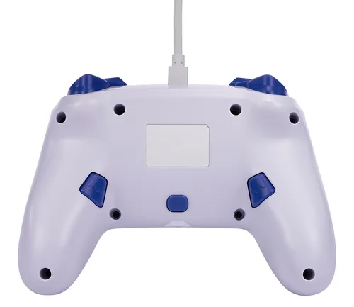 Power A Enhanced Wired Controller Master Sword Attack - Plattform: Nintendo Switch - Nintendo Switch OLED-Modell - Verbindungsmöglichkeiten: Kabelgebunden - USB Typ-A - Controller Typ: Gamepad - Detailfarbe: Blau - Mehrfarbig - Weiss