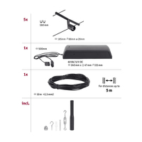 Paulmann CorDuo Seilsystem Salt Basisset GU5.3 max. 5 x 10 W - Lampensockel: GU5.3 - Smart Home: Ja - Lichtfarbe: Warmweiss - Lichtstärke: 0 lm - Dimmbar: nicht dimmbar - Anzahl Lampen: 5