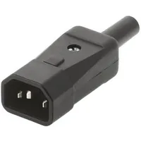 Bachmann C14 Kaltgerätestecker mit Schutzkontakt,10A