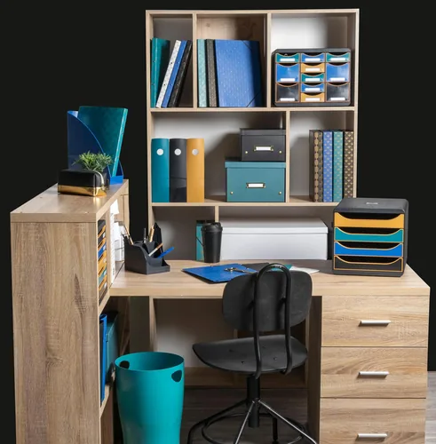 EXACOMPTA Papierkorb Ecobin 15 l 45328D entenblau