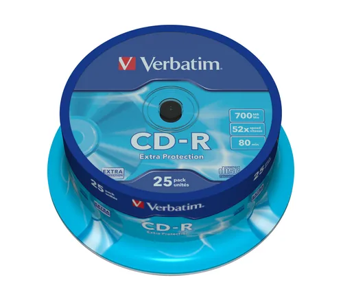 Verbatim CD-R Extra Protection 700 MB 52x 25 pz