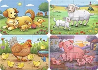 Ravensburger Puzzle Kleine Bauernhoftiere - Motiv: Tiere - Altersempfehlung ab: 2 Jahren - Tiefe: 15 cm - Eigenschaften: Zertifikat - Zertifikate: FSC - Breite: 21 cm