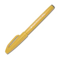 pentel Filzstift Brush Sign 1 Stück, Gelb - Strichstärke: Keine Angabe - Set: Nein - Verpackungseinheit: 1 Stück - Eigenschaft-Stift: Wasservermalbar - Deckend - Anwender: Kreativbedarf - Erwachsene - Kinder - Fasermaler & Fineliner Art: Brushpen