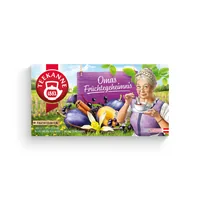 Teekanne Teebeutel Omas Früchtegeheimnis 20 Stück - Teesorte/Infusion: Früchtetee - Zertifikate: Keine Zertifizierung - Packungsgrösse: 20 Stück - Fairtrade: Nein - Teeform: Teebeutel - Bio: Nein