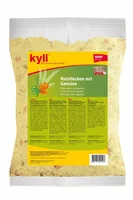 kyli Hunde-Nahrungsergänzung Reisflocken mit Gemüse, 2 kg - Nahrungsergänzungstyp: Getrocknet - Tierbedürfnis: Verdauung - Magen & Darm - Zertifikate: Keine Zertifizierung - Produkttyp: Ergänzungsfutter - Packungsgrösse: 2000 g - Cannabinoide: Keine