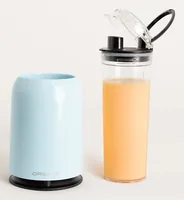 Create Standmixer Moi Hellblau - Motorleistung: 230 W - Funktionen: Pürieren - Zerkleinern - Hacken - Mixen - Smoothies - Shaken - Fassungsvermögen Saftbehälter: 0.4 l - Detailfarbe: Hellblau