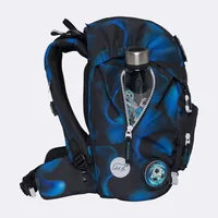 Beckmann Schulthek-Set Classic Magic League 6-teilig - Altersempfehlung ab: 6 Jahren - Wasserabweisend: Ja - Detailfarbe: Dunkelblau - Schwarz - Gewicht: 940 g - Volumen: 22 l - Motiv: Fussball