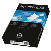 Sky Kopierpapier Premium A4, Weiss, 120 g/m², 250 Blatt - Geeignet für Drucker: Universal - Grammatur: 120 g/m² - Papiertyp: Kopierpapier - Materialeigenschaften: Keine Angaben - Verpackungseinheit: 250 Stück - Papierformat: A4