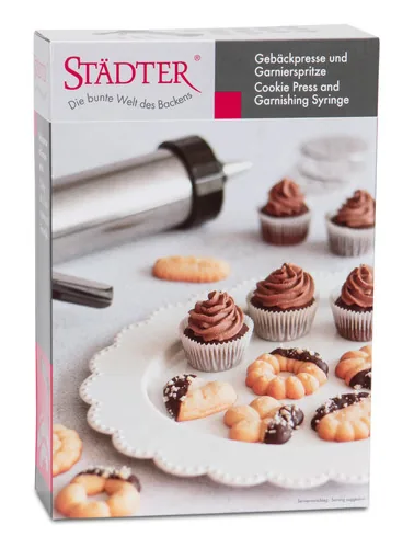 Städter Gebäckspritze 23-teilig - Typ: Gebäckspritze - Set: Ja - Material: Edelstahl