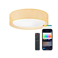 KSiX Deckenleuchte Bohemia SmartLED 35 W 4.000 lm Weiss - Produkttyp: Deckenleuchte - Protokoll: WLAN - Smart Home: Kompatibel - Dimmbar: dimmbar - Anwendungsbereich: Indoor - Betriebsart: Netzbetrieb