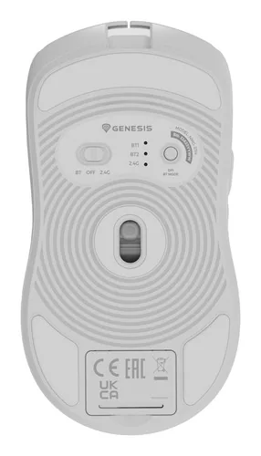GENESIS Zircon 500 G2 mouse Gaming Right-hand RF Wireless + Bluetooth + USB Type-C Optical 10000 DPI