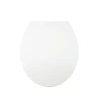 diaqua® Toilettensitz Hollywood White Absenkautomatik, Weiss - Breite: 38.2 cm - Länge: 44 cm - Detailfarbe: Weiss