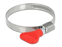 DELOCK Schlauchschelle, Flügelmutter 40-60mm 5 Stk. rot