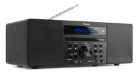 Audizio Radio/CD-Player Prato Schwarz - Radio Tuner: FM - DAB+ - Stromversorgung: Netzbetrieb - Detailfarbe: Schwarz - Ausstattung: Display - Weckfunktion - Fernbedienung - CD-Player - Typ: Tischradio