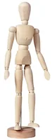 Talens Holzartikel Gliederpuppe Frau 30 cm - Breite: 0 cm - Höhe: 30 cm - Länge: 0 cm - Holzverarbeitungsart: Unbehandelt - Anzahl Stück: 1 Stück - Produkttyp: Holzfigur