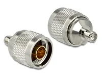 Delock Antennenadapter N-Type Stecker (m) - SMA Buchse (f) - Antennenanschluss: N-Type - Antennenanschluss Hardware: SMA - Aussenanwendung: Keine Angaben