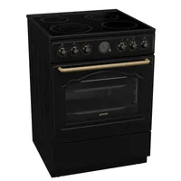 Gorenje GECS6B71CLB Freestanding cooker Electric Ceramic hob Black