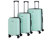 KOOR Reisekofferset Manila 3-teilig, Mint - Kofferart: Hartschalengepäck - TSA-Schloss: Ja - Detailfarbe: Mint - Handgepäck kompatibel: Optional - Material: Polypropylen (PP) - Anzahl Rollen: 4