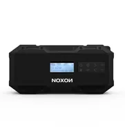 Noxon DAB+ Radio Dynamo Solar 411 Schwarz - Widerstandsfähigkeit: IPX5 - Radio Tuner: DAB+ - FM - Stromversorgung: Akkubetrieb - Solarbetrieb - USB - Detailfarbe: Schwarz - Streaming Formate: Keine - Ausstattung: Batteriestandanzeige - Display - Schlummer