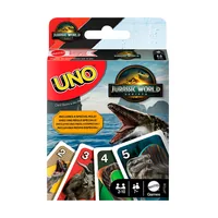Mattel Spiele Kartenspiel UNO Jurassic World 4 - Sprache: Multilingual - Kategorie: Kartenspiel - Altersempfehlung ab: 7 Jahren - Spieldauer: 0 min - Min. Anzahl Spieler: 2 - Max. Anzahl Spieler: 10