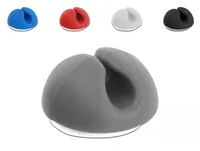 Delock Kabelhalter 3 mm, 5x2 Stück, farbig, 1 Durchführung - Produkttyp: Kabel-Clip - Ausstattung Kabelmanagement: Set - Selbstklebend - Verpackungseinheit: 10 Stück - Material: TPR - Detailfarbe: Blau - Schwarz - Rot - Weiss - Grau