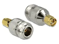 Delock Antennenadapter N-Type Buchse (f) - SMA Stecker (m) - Antennenanschluss: N-Type - Antennenanschluss Hardware: SMA - Aussenanwendung: Keine Angaben