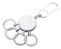 Troika Schlüsselanhänger Patent Easy Silber - Motiv: Kein - Detailfarbe: Grau