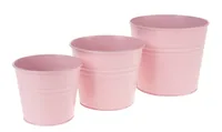 Opiflor 209787 planter Pot planter Freestanding Zinc Pink