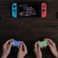 8bitdo Gamepad Micro Wireless Controller NSW2/NSW/Android Blau - Plattform: Android - Nintendo Switch - Nintendo Switch 2 - Nintendo Switch OLED-Modell - Verbindungsmöglichkeiten: Bluetooth - USB Typ-C - Controller Typ: Gamepad - Detailfarbe: Blau