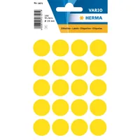 Herma Stickers Klebepunkte Vario Ø 19 mm, Gelb - Detailfarbe: Gelb - Set: Ja - Selbstklebend: Ja - Moderationstyp: Klebepunkte