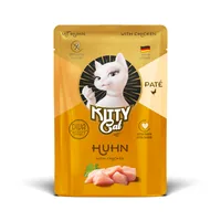 KITTY Cat Nassfutter KittyCat Paté Pouch Huhn 85 g - Tierbedürfnis: Kein besonderes Bedürfnis - Geschmacksrichtung: Geflügel - Zertifikate: Keine Zertifizierung - Fleischsorte: Huhn - Packungsgrösse: 85 g - Futtereigenschaft: Getreidefrei - Ohne künstlich