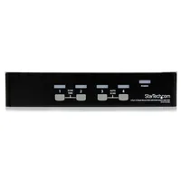 StarTech.com 4 Port 1U Rackmount USB KVM Switch with OSD - TAA