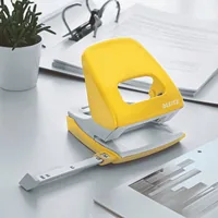 Leitz Locher WOW NeXXt Gelb - Anzahl Lochsegmente: 2 - Stanzkapazität: 30 Seiten - Detailfarbe: Gelb