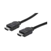 MANHATTAN HDMI-Kabel High Speed A -> A StSt 1.00m geschirm